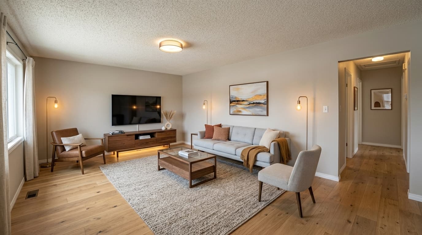 Living rooms — Warm modern